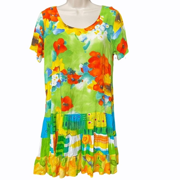 Jams World EFFERVESCENT Floral Print Dress Size S - Picture 1 of 9